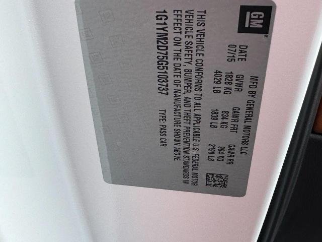 2016 Chevrolet Corvette Stingray Stingray Coupe Z51 3LT