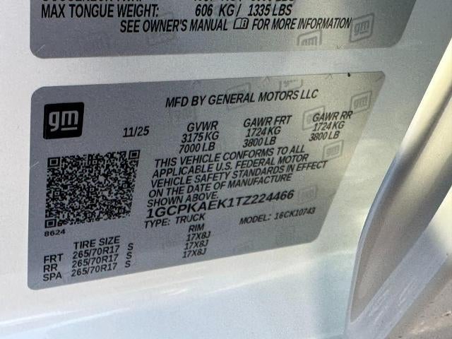 2026 Chevrolet Silverado 1500 WT