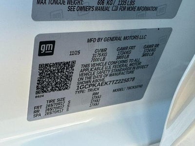 2026 Chevrolet Silverado 1500 WT