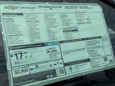 2026 Chevrolet Colorado ZR2