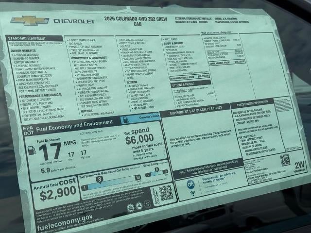 2026 Chevrolet Colorado ZR2