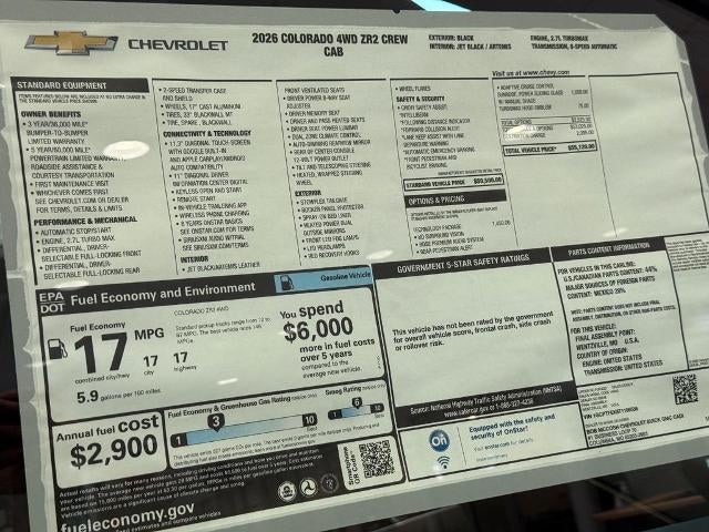 2026 Chevrolet Colorado ZR2