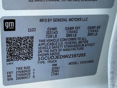 2024 Chevrolet Silverado 1500 Crew Cab Short Box 4-Wheel Drive High Country