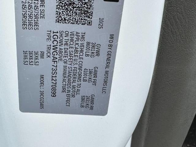 2025 Chevrolet Express Cargo 2500 Base