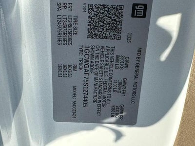 2025 Chevrolet Express Cargo 2500 Base