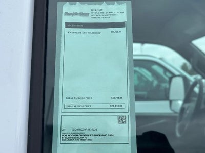 2024 GMC Savana Cutaway 3500 Base