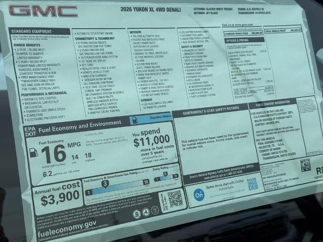 2026 GMC Yukon XL Denali