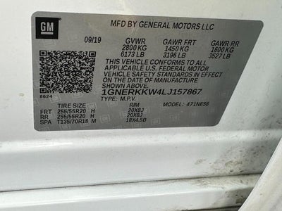 2020 Chevrolet Traverse FWD 1LZ