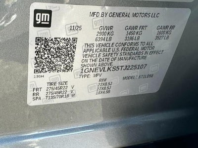 2026 Chevrolet Traverse RS