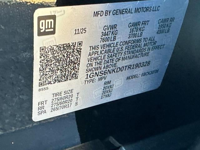 2026 Chevrolet Tahoe LT