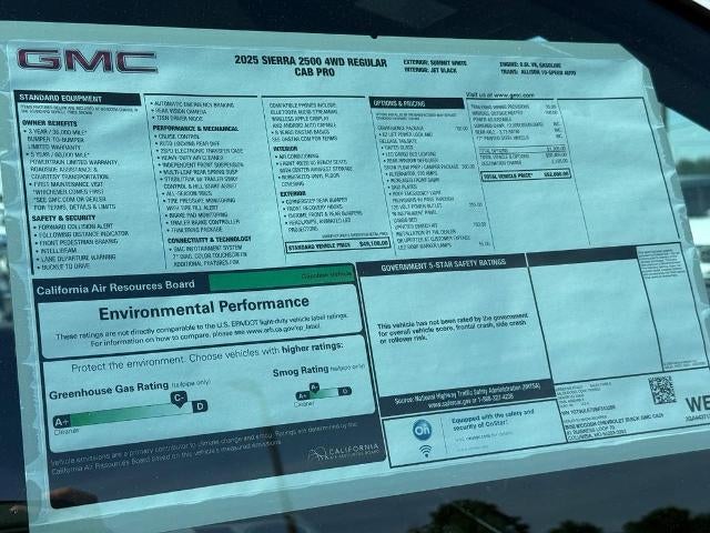 2025 GMC Sierra 2500 HD Pro