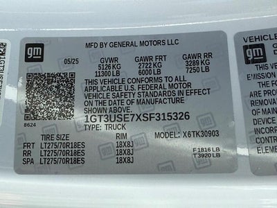 2025 GMC Sierra 3500 HD Pro