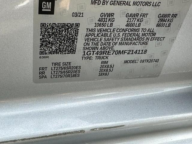 2021 GMC Sierra 2500 HD Crew Cab Standard Box 4-Wheel Drive Denali