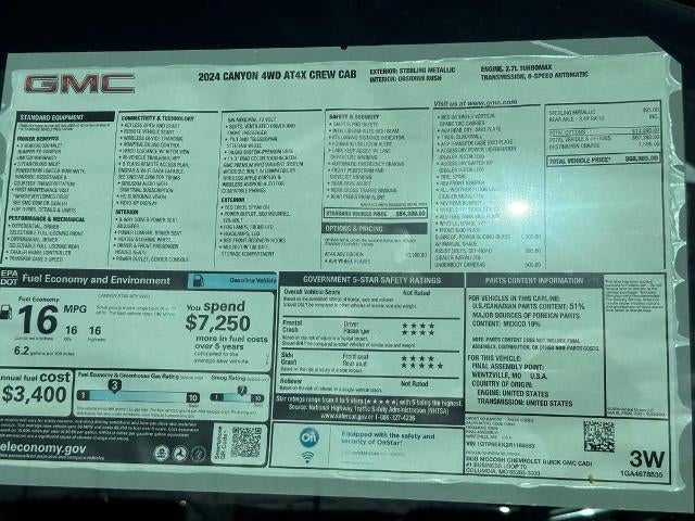 2024 GMC Canyon AT4X