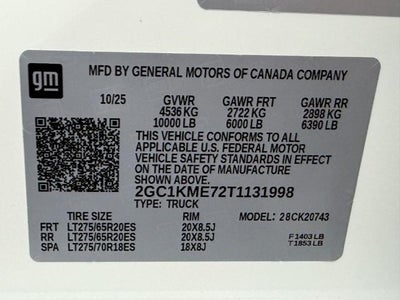 2026 Chevrolet Silverado 2500 HD Custom