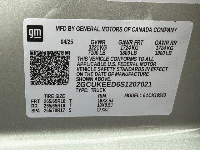 2025 Chevrolet Silverado 1500 RST