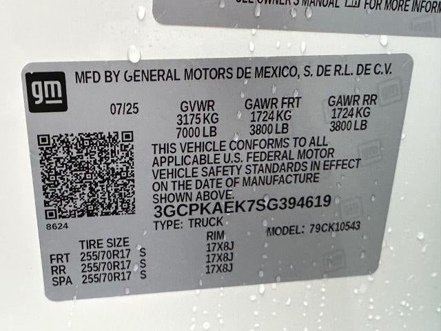 2025 Chevrolet Silverado 1500 WT