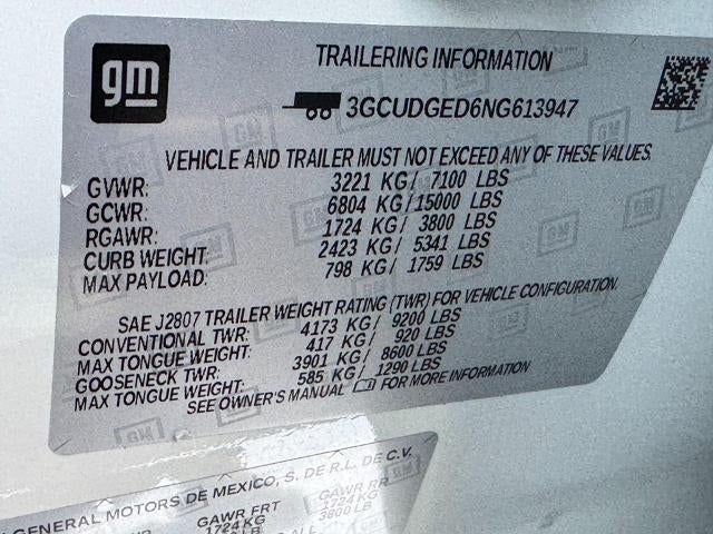 2022 Chevrolet Silverado 1500 Crew Cab Short Box 4-Wheel Drive LTZ