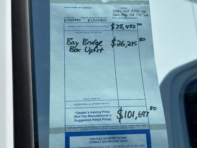 2024 Chevrolet Low Cab Forward 5500 HG NA