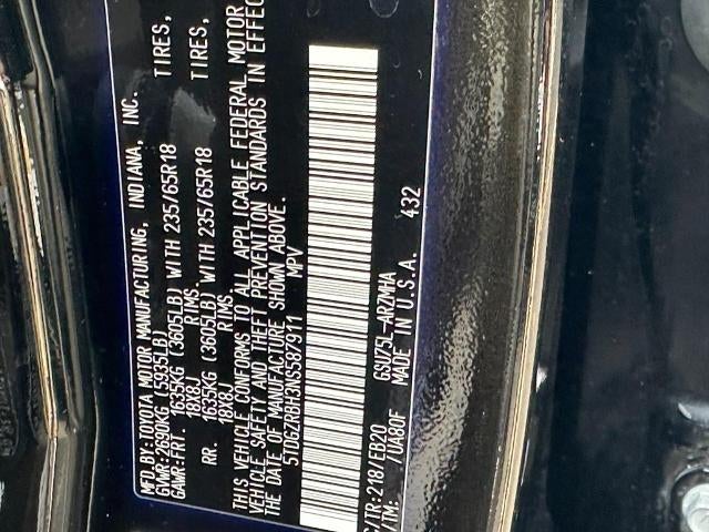 2022 Toyota Highlander XLE AWD (Natl)