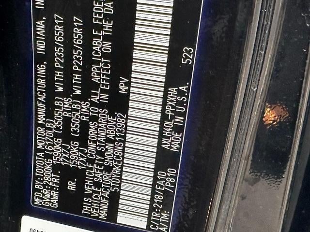 2022 Toyota Sienna XLE FWD 7-Passenger (Natl)