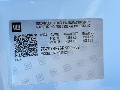 2024 GMC Savana Cutaway 3500 Base