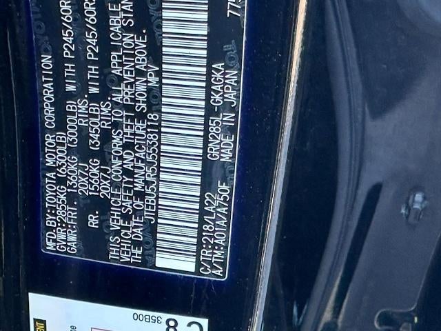 2018 Toyota 4Runner Limited 4WD (Natl)