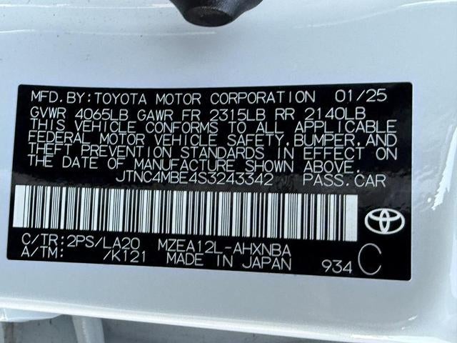 2025 Toyota Corolla Hatchback XSE CVT (Natl)