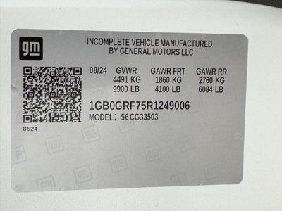 2024 Chevrolet Express Cutaway 3500 1WT