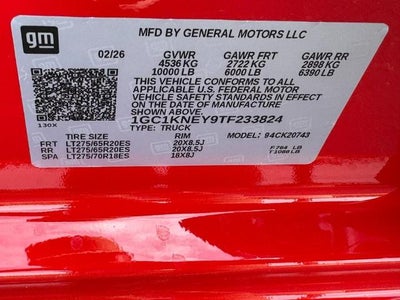 2026 Chevrolet Silverado 2500 HD LT