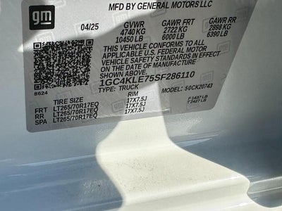 2025 Chevrolet Silverado 2500 HD WT