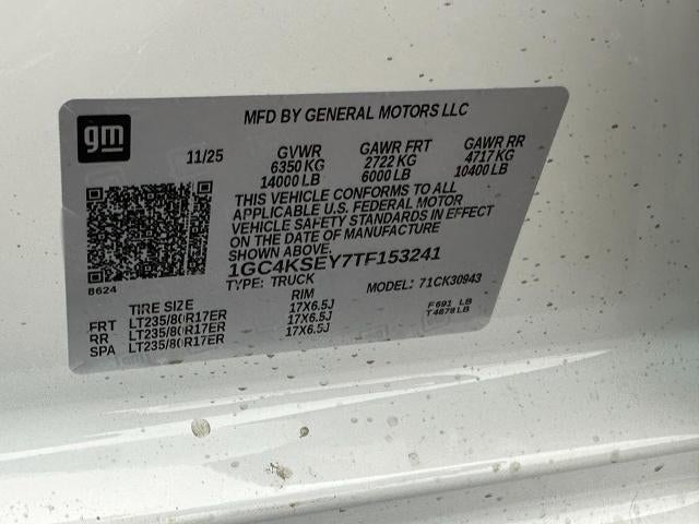 2026 Chevrolet Silverado 3500 HD WT DRW