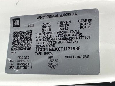 2026 Chevrolet Colorado Trail Boss