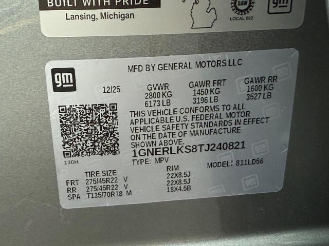 2026 Chevrolet Traverse RS