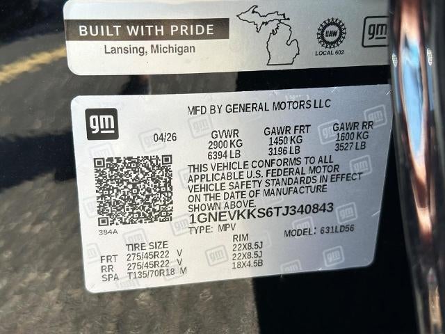 2026 Chevrolet Traverse High Country
