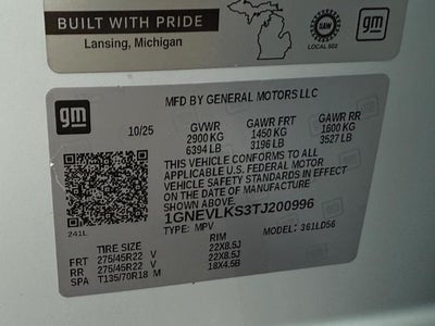 2026 Chevrolet Traverse RS