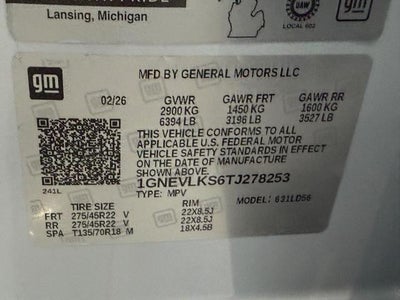 2026 Chevrolet Traverse RS