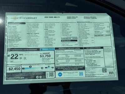 2026 Chevrolet Tahoe Z71