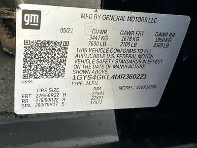 2021 Cadillac Escalade Sport Platinum