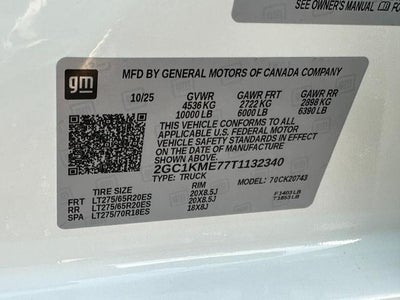 2026 Chevrolet Silverado 2500 HD Custom