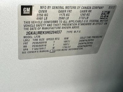 2017 GMC Terrain SLE