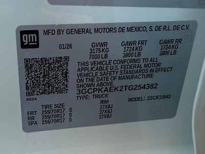 2026 Chevrolet Silverado 1500 WT