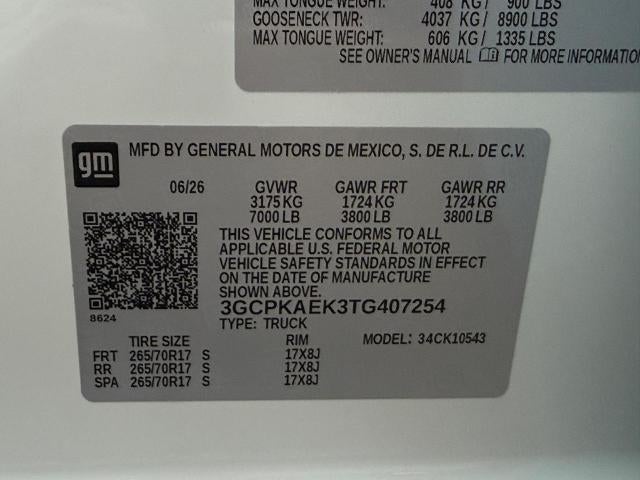 2026 Chevrolet Silverado 1500 WT