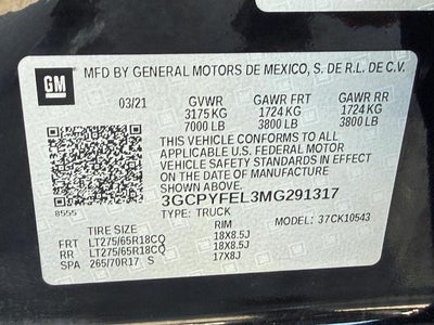 2021 Chevrolet Silverado 1500 LT Trail Boss