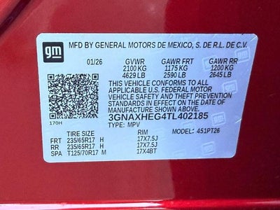 2026 Chevrolet Equinox LT