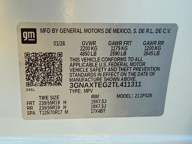 2026 Chevrolet Equinox RS