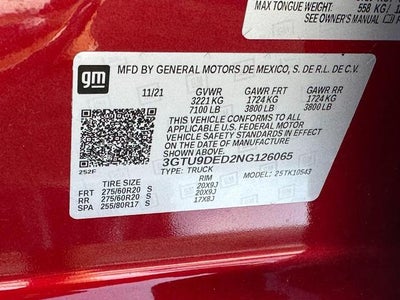2022 GMC Sierra 1500 Limited SLT