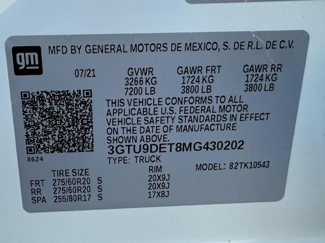 2021 GMC Sierra 1500 SLT