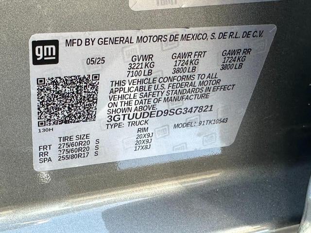 2025 GMC Sierra 1500 SLT