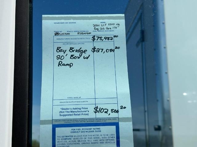 2024 Chevrolet Low Cab Forward 5500 HG NA